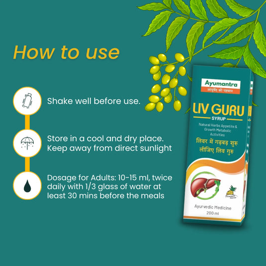 Liv Guru Syrup – Liver Detox & Care