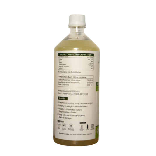 Aloe Vera Juice Natural Skin Care